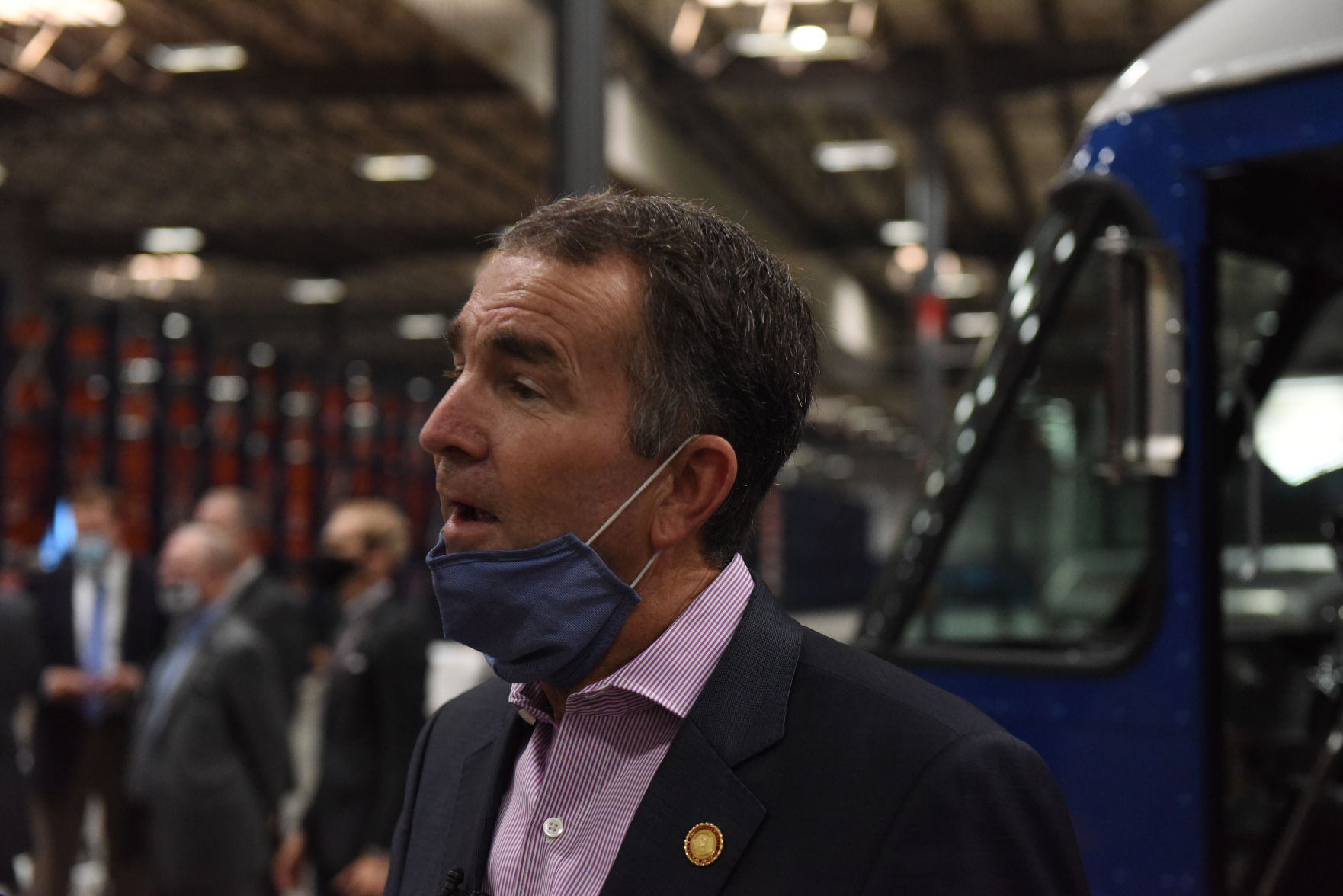 Northam visits Morgan Olson